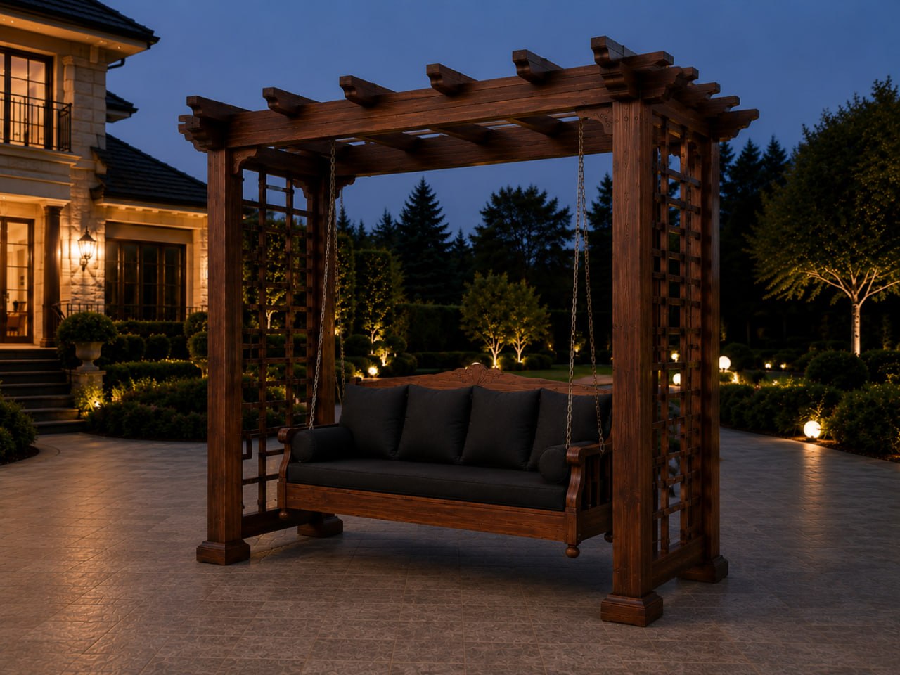Pergola-Schaukel Premium